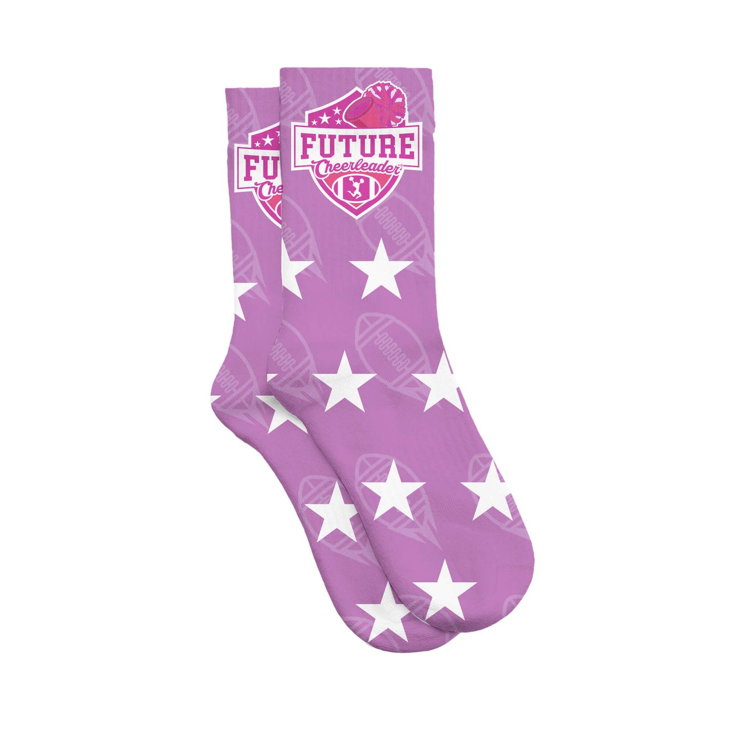 Future Cheerleader Shield Kids Sports Socks