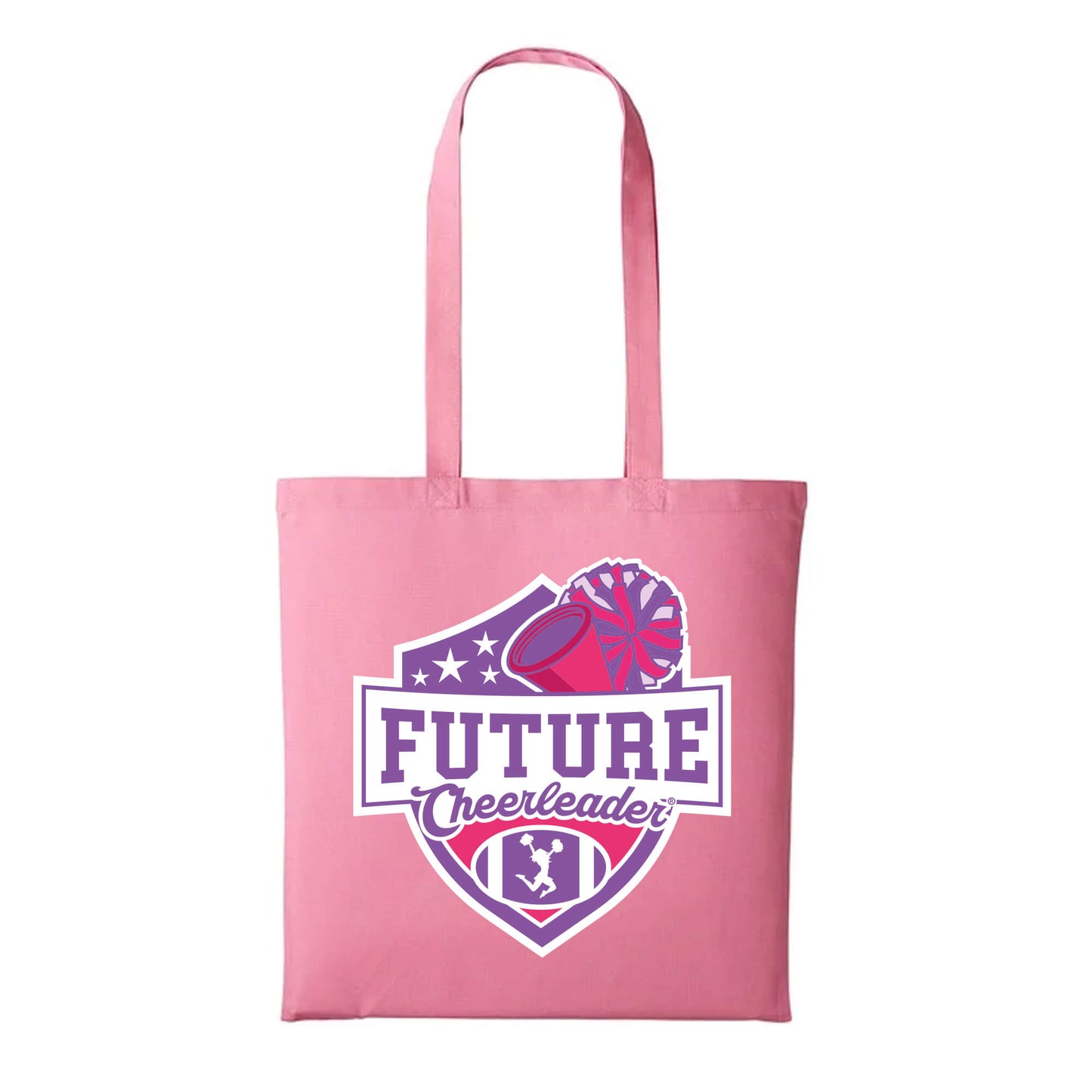 Shield Shopping Bag | Pink | Future Cheerleader