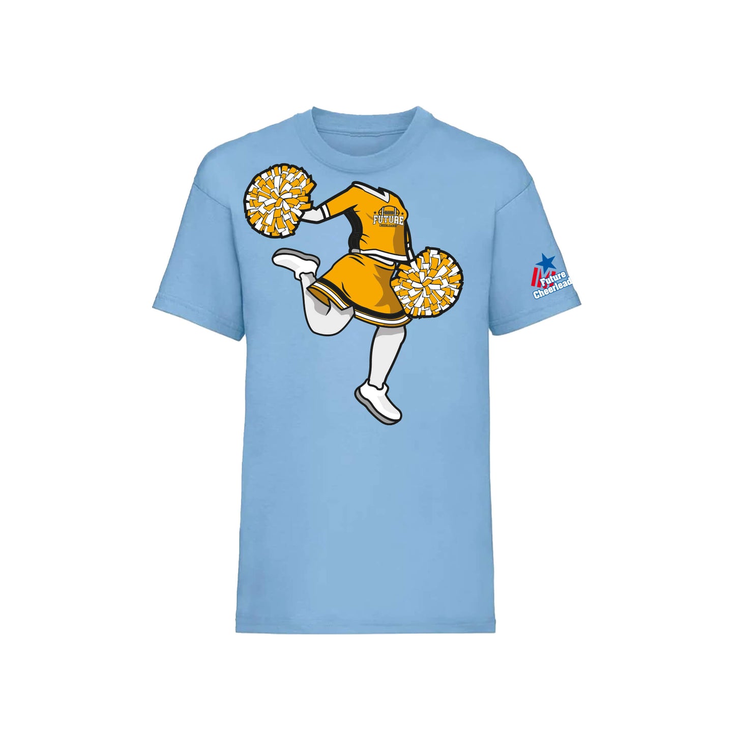 Future Cheerleader Kids T-Shirt - Sky Blue